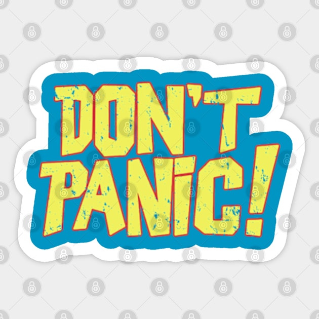 Don't Panic Sticker by cunningmunki